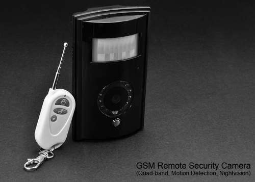 GSM Remote Security Camera (Quad-band, Motion Detection, Nightvision)