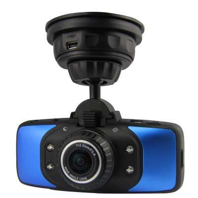 GS9000 Full HD 1080P Car Video Recorder with Night Vision/GPS/G-Sensor/HDMI - Blue