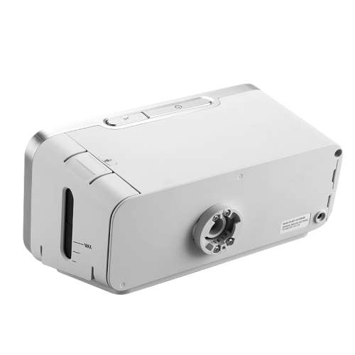 CPAP Ventilator - Data Management, Integrated Air Humidifier, 3.5-Inch Display, EPR, IPR, SD Card Slot (White)