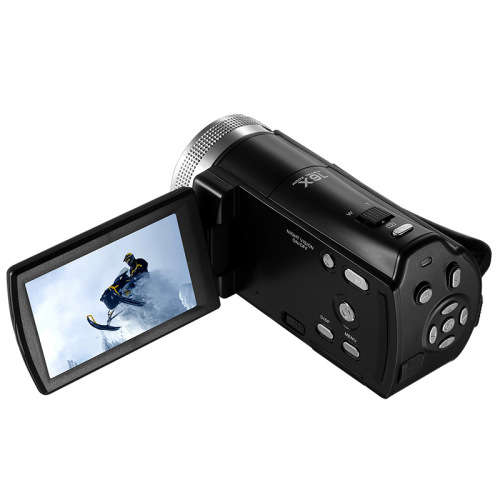 Ordro V12 Digital Video Camera - 1/4-Inch CMOS, 1080p Video, 20MP Pictures, 1000mAh, 16x Zoom, 3-Inch Display
