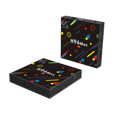 TV Box H96 MAX - 4GB RAM, Wi-Fi, Android 7.1, Quad-Core 64Bit CPU, KODI 18.0, Bluetooth 4.0, 32GB Memory