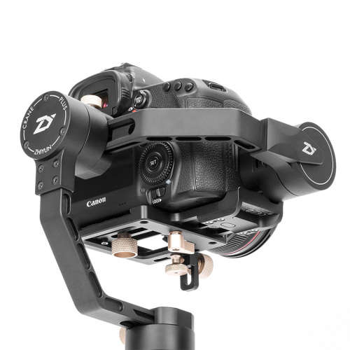 Zhiyun CRANE Plus Handheld DSLR Gimbal - 3 Axis, 360-Degree, Auto Object Tracking, App Support, Motion Memory, POV Mode