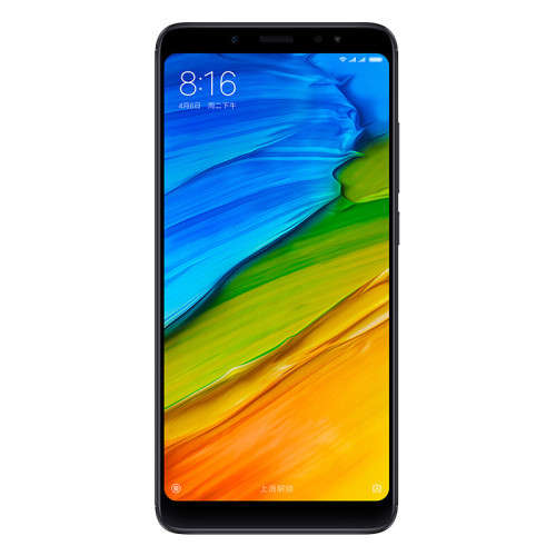 Xiaomi Redmi Note 5 Android Phone - Snapdragon 636 CPU, Octa-Core, 6GB RAM, Dual-IMEI, 4G, 2K Display, 13MP Cam (Black)