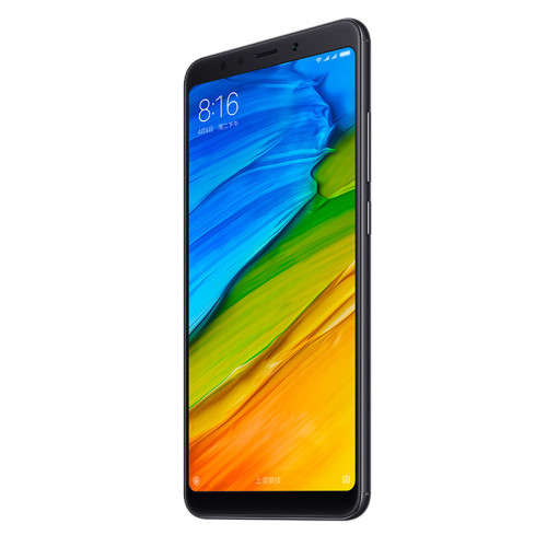 Xiaomi Redmi Note 5 Android Phone - Snapdragon 636 CPU, Octa-Core, 6GB RAM, Dual-IMEI, 4G, 2K Display, 13MP Cam (Black)