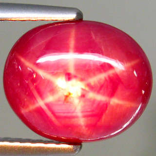 unheated six ray star ruby