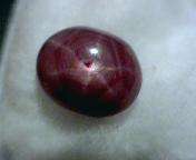 night time indoor unheated star ruby pigeon blood red