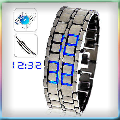 Ice Samurai - Japanese Inspired Blue LED Watch [Retail Price: R999.00]