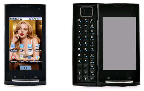 Genova Plus Quadband Dual SIM WiFi Cell Phone with Keyboard