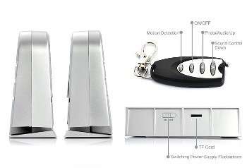 HD Spy Camera Alarm Clock (Motion and Voice Detection, Nightvision, Playback)