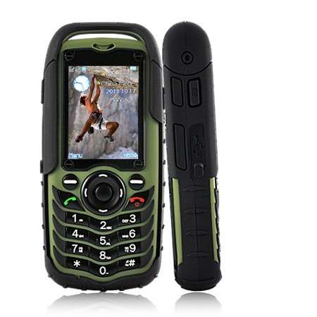 Fortis - Rugged Waterproof, Dustproof, Shockproof Mobile Phone (Dual SIM, Worldwide Triband GSM)