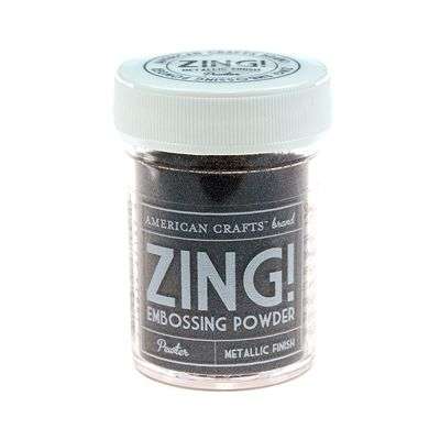 American Craft Zing Embossing Powder Pewter