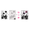 Couture Creations Dream Boat 3-in-1 Set - Butterfly (Embossing Folder, Cutting Die & Clear Stamp