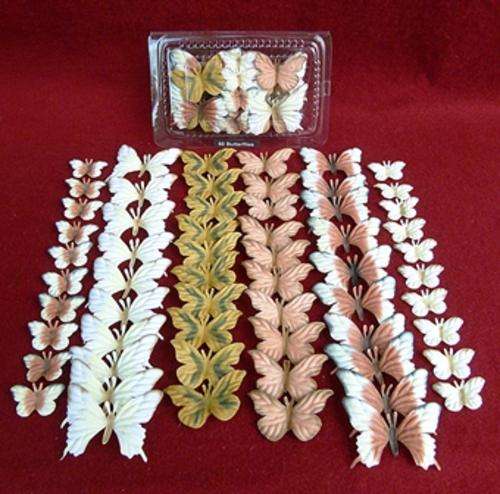Butterfies to Go - Earthtones 60 pieces