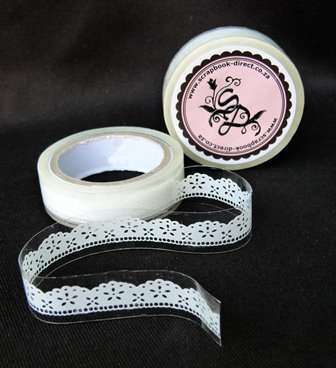 LACE TAPE LACE 4 - FLOWERS (15mmx10m) HALF PRICE