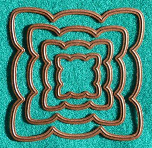 2-DIE-4-002 SQUARE SHAPE 15 HALF HALF PRICE for Stampstember ONLY!!
