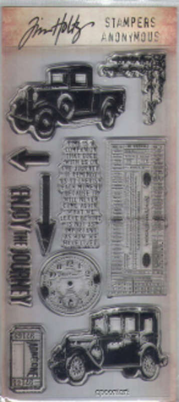 Tim Holtz Stampers Anonymous Stamps - The Journey Less R25