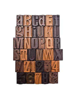 Idea-Ology Letterpress 1" 35/Pkg Less 10%