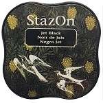 Tsukineko Stazon MIDI JET BLACK Ink Pad