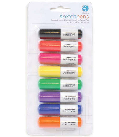 Silhouette CAMEO Sketch Pen Basic Pack - 8 Colours