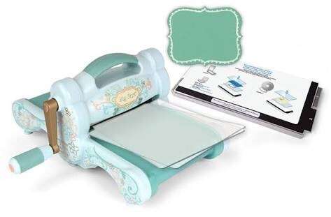 Sizzix Teal Bigshot Machine with loys of free stuff Huge Bargain