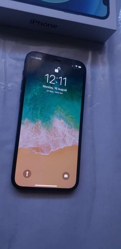 IPHONE 12 128GB BLUE LIKE NEW WITH 2 YR APPLE WARRANTY