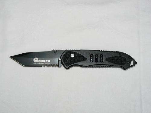 Boker pocket flick knife with safety lock