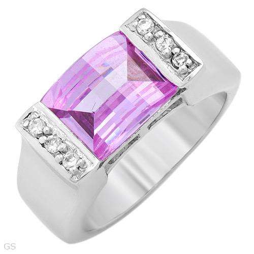 Pleasant Brand New Ring With 4.09ctw Cubic zirconia Made of 925 Sterling silver.