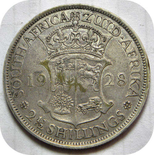Top Grade SA Union:  The 1928 Halfcrown 2/6 below R800!!