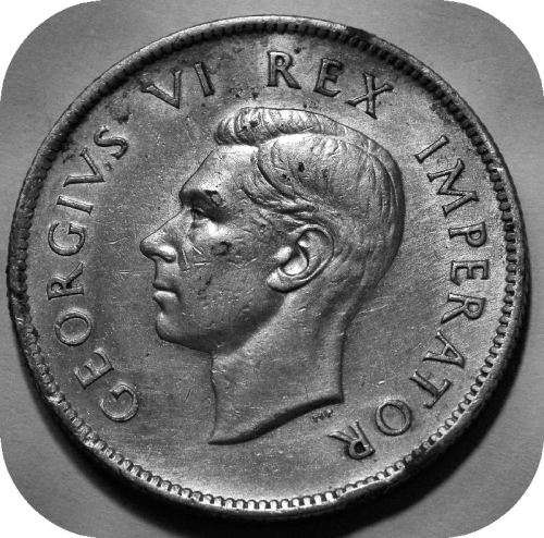 Top Grade SA Union:  1937 2 Shillings in EF!
