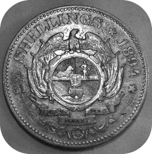 Top Grade ZARs: 1894 Halfcrown 2/6 in EF!!