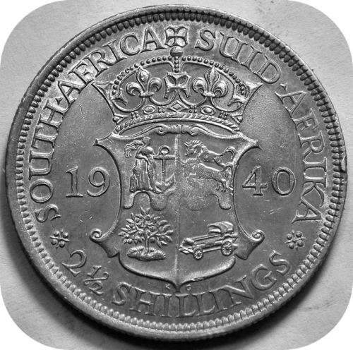 Bargain SA Union:  1940 Halfcrown below R400!!
