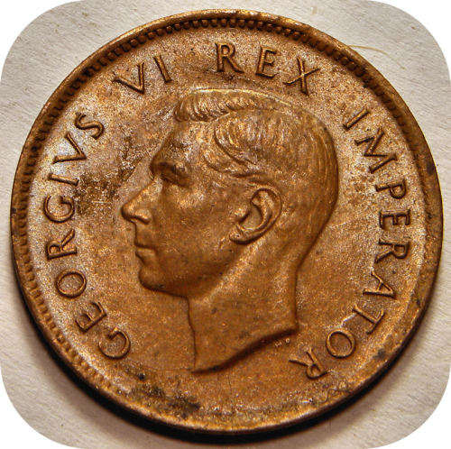 Bargain SA Union:  1943 Farthing 1/4d in EF below R30!