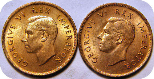 Top Grade SA Union:  1943 Farthing 1/4d in RED Brilliant UNC!