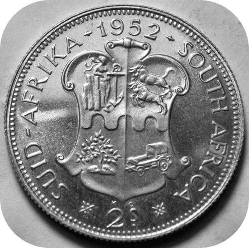 Top Graad SA Unie: 1952 2 Shilling Florin in PROOF!!!