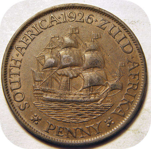 Bargain SA Union: The RARE 1926 Penny in EF below R500!!