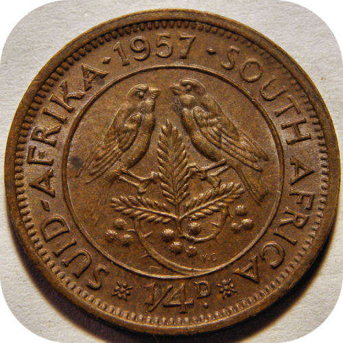 Winskoop SA Unie: 1957 1/4d onder R20!