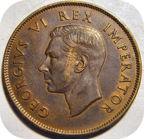 Top Grade SA Union: Lustrous 1942 Penny 1d in A/UNC!