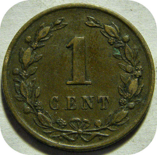 1878 1c Koningkryk der Nederlanden