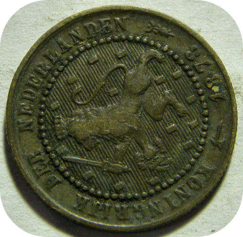 1878 1c Koningkryk der Nederlanden