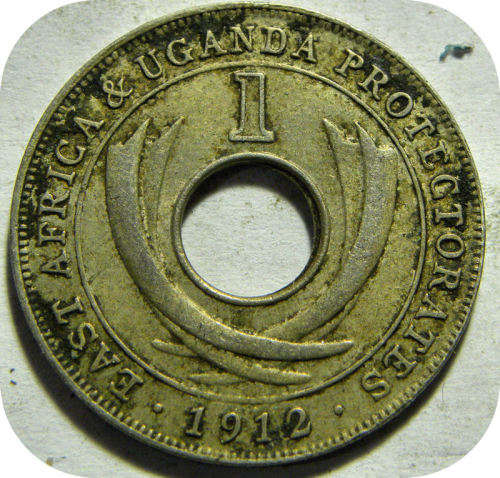 1912 British East Africa Uganda 1c George V