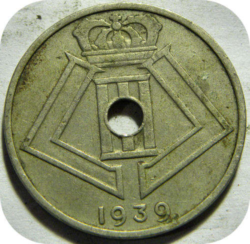 1939 25c Belgie