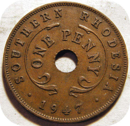 1947 1d Southern Rhodesia Georg IV