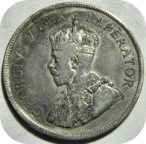Bargain SA Union:  The rare 1925 Halfcrown in AVF below R1500!!