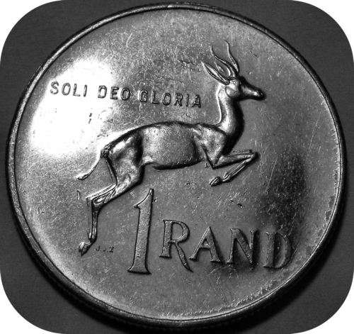 Top Graad RSA: 1982 Nickel R1 munt in A/UNC of Impaired proof?