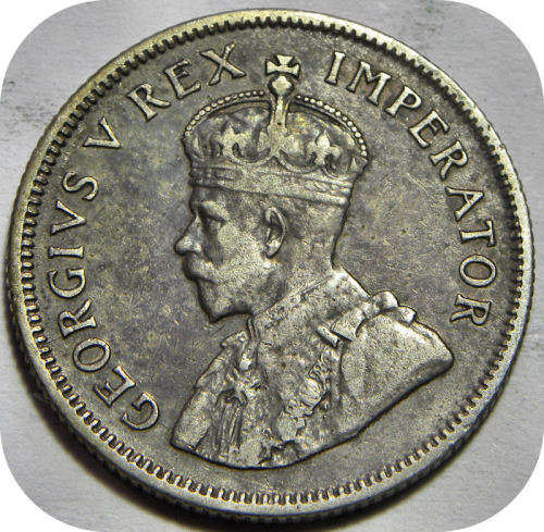 RARE specimen!:  1929 Shilling in AEF!!
