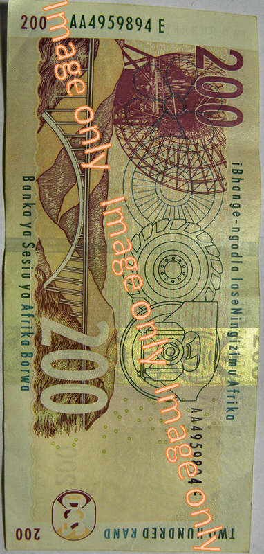 Top Grade RSA notes: Nice grade Gill Marcus R10, R20. R50, R100, R200 set!