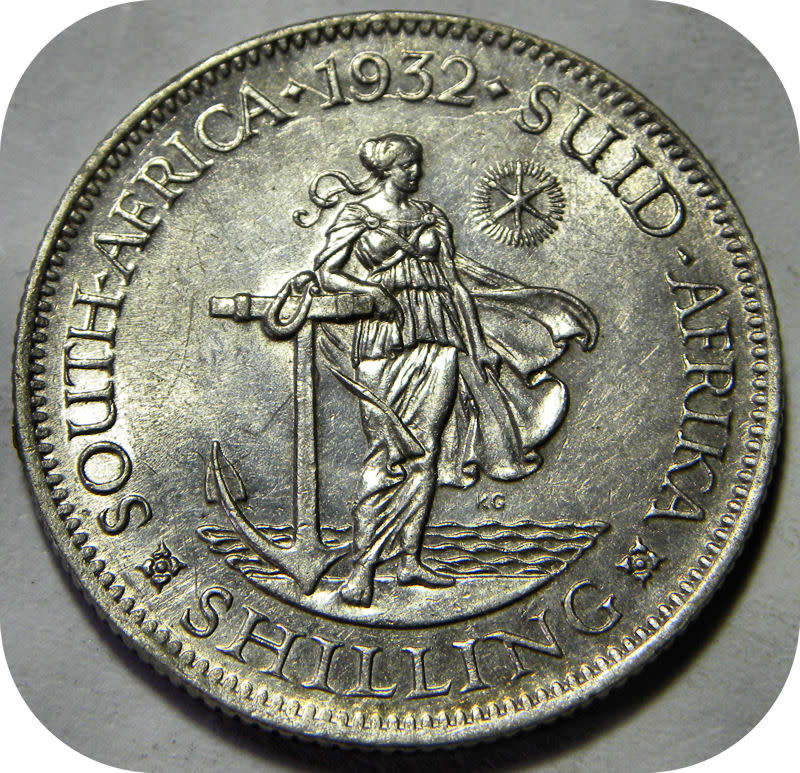 Top Grade SA Union:  The rare 1932 Shilling in EF below R500!!