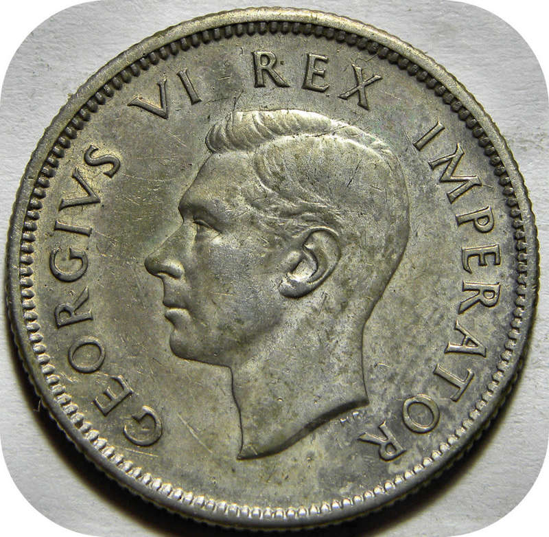 Top Grade SA Union: The Rare 1938 Shilling in EF!