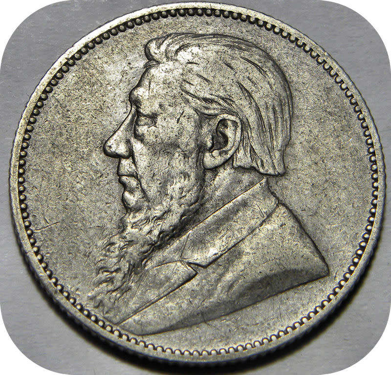 Top Grade ZARs: The rare original 1893 ZAR Shilling in VF!!