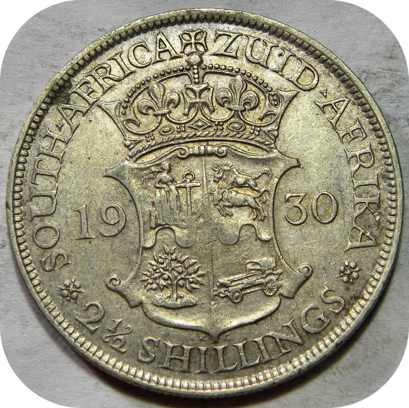 Top Grade SA Union: 1930 Halfcrown 2/6 in EF!!